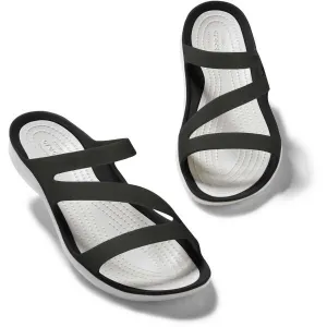 Dámske šlapky (plážová obuv) CROCS Swiftwater Sandal W black white