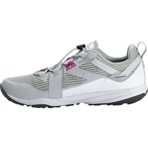 Jack Wolfskin SPIRIT LOW W Dámska treková obuv, sivá, veľkosť