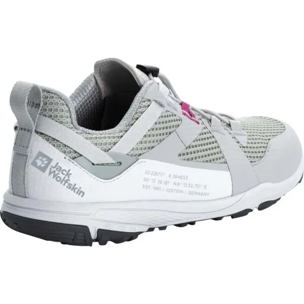 Jack Wolfskin SPIRIT LOW W Dámska treková obuv, sivá, veľkosť
