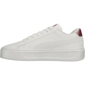 Puma SMASH PLATFORM V3 GIRLPOWER Dámska voľnočasová obuv, biela, veľkosť 40