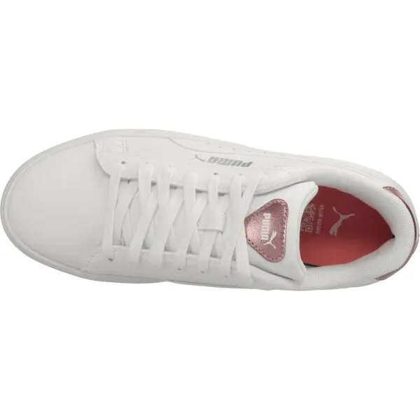 Puma SMASH PLATFORM V3 GIRLPOWER Dámska voľnočasová obuv, biela, veľkosť 40