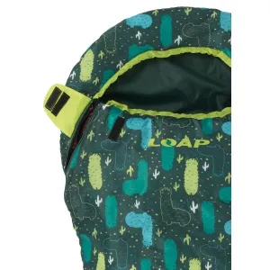 LOAP INNOX LAMA Detský spací vak, zelená, veľkosť 160 cm - pravý zips