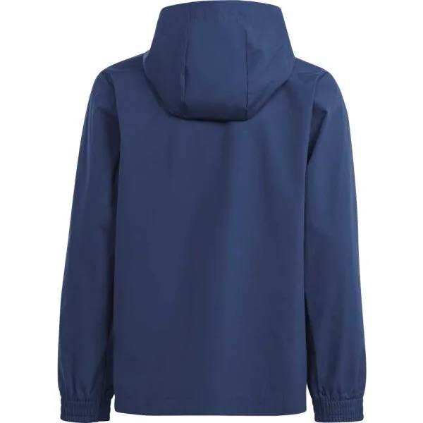 adidas ENT22 AW JKTY Juniorská futbalová bunda, tmavo modrá, veľkosť