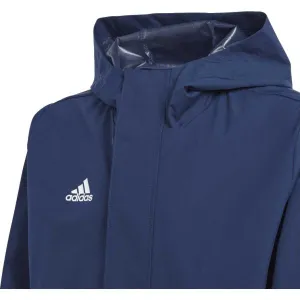 adidas ENT22 AW JKTY Juniorská futbalová bunda, tmavo modrá, veľkosť