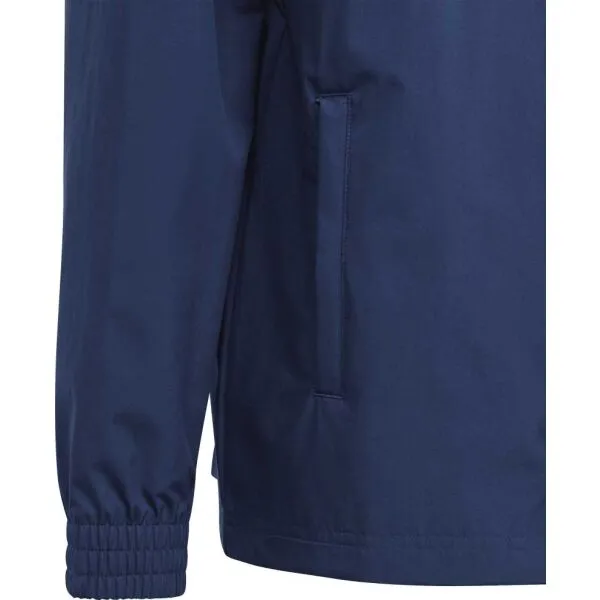 adidas ENT22 AW JKTY Juniorská futbalová bunda, tmavo modrá, veľkosť