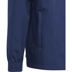 adidas ENT22 AW JKTY Juniorská futbalová bunda, tmavo modrá, veľkosť