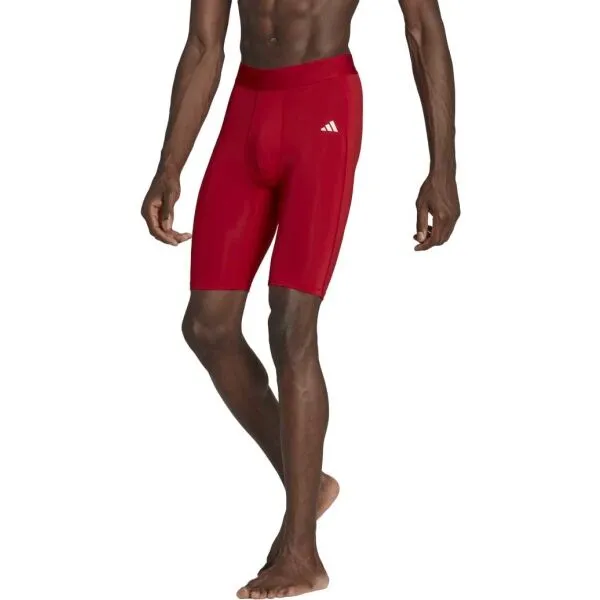 adidas TF SHO TIGHT Pánske spodné šortky, červená, veľkosť