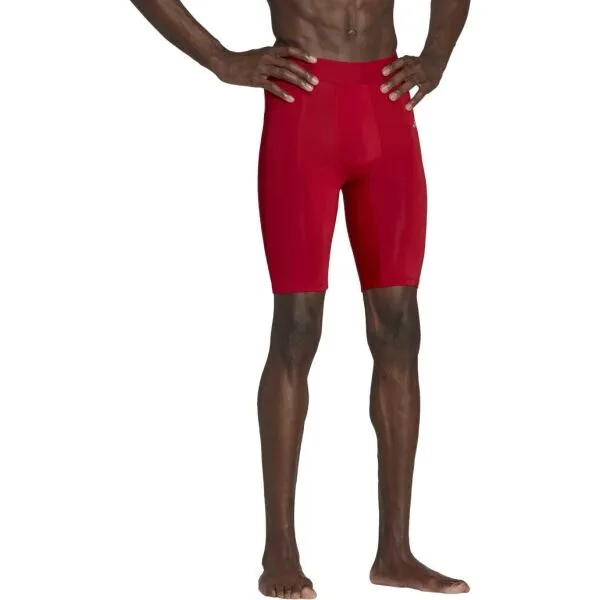 adidas TF SHO TIGHT Pánske spodné šortky, červená, veľkosť