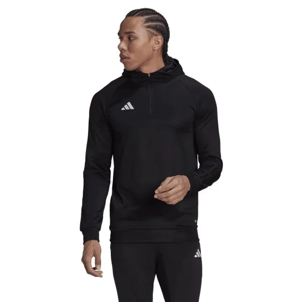adidas TIRO 23 COMPETITION HOODY Pánska futbalová mikina, čierna, veľkosť