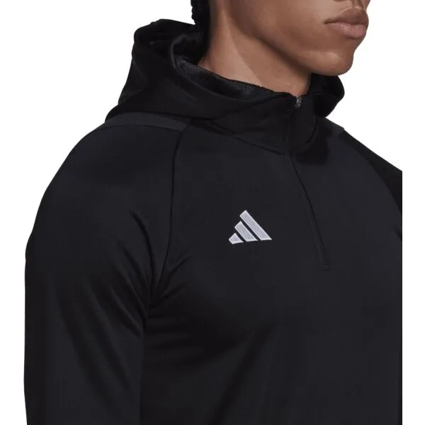 adidas TIRO 23 COMPETITION HOODY Pánska futbalová mikina, čierna, veľkosť