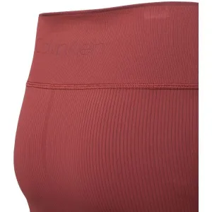 Calvin Klein TRAINING SEAMLESS LEGGINGS (7/8) Dámske tréningové legíny, červená, veľkosť