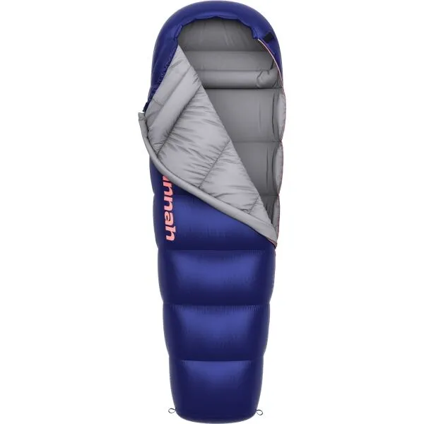Hannah RAMBL W Dámsky spací vak, tmavo modrá, veľkosť 200 cm - ľavy zips