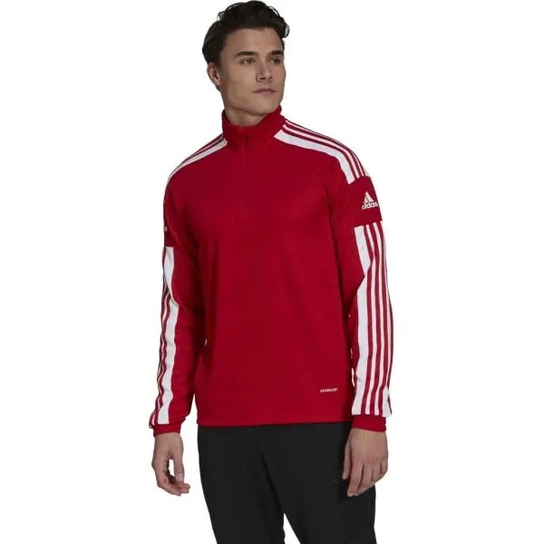 adidas SQUADRA21 TRAINING TOP Pánska futbalová mikina, červená, veľkosť