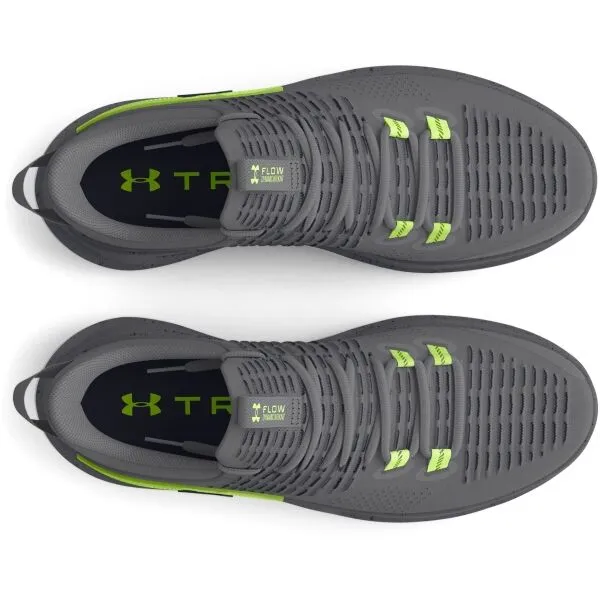 Under Armour FLOW DYNAMIC INTLKNT Pánska tréningová obuv, tmavo sivá, veľkosť 42