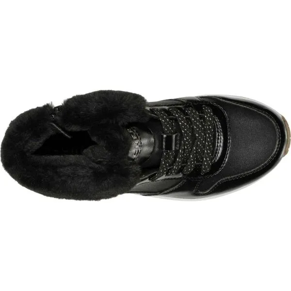Skechers UNO - COZY ON AIR Detská zimná obuv, čierna, veľkosť