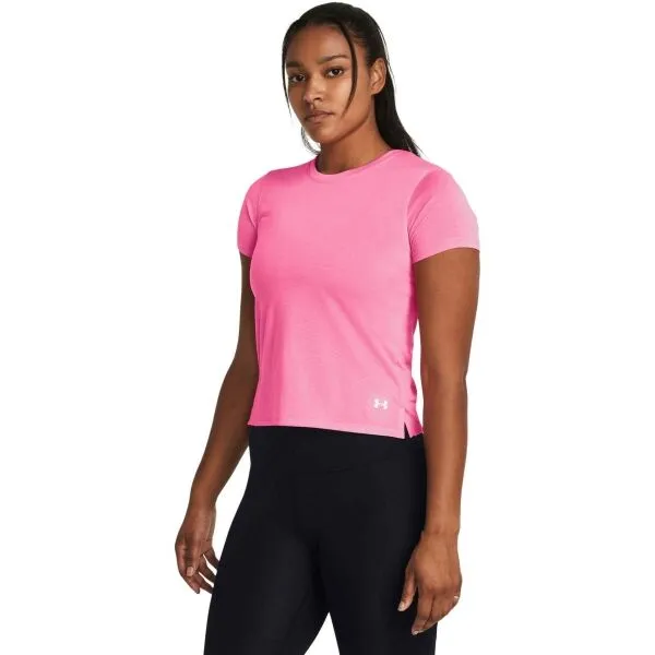 Dámske tréningové tričko s krátkym rukávom UNDER ARMOUR UA Streaker SS-PNK 682