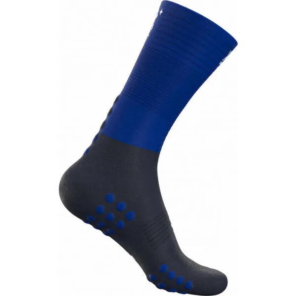 Bežecké ponožky Compressport Mid Compression Socks - blue lolite