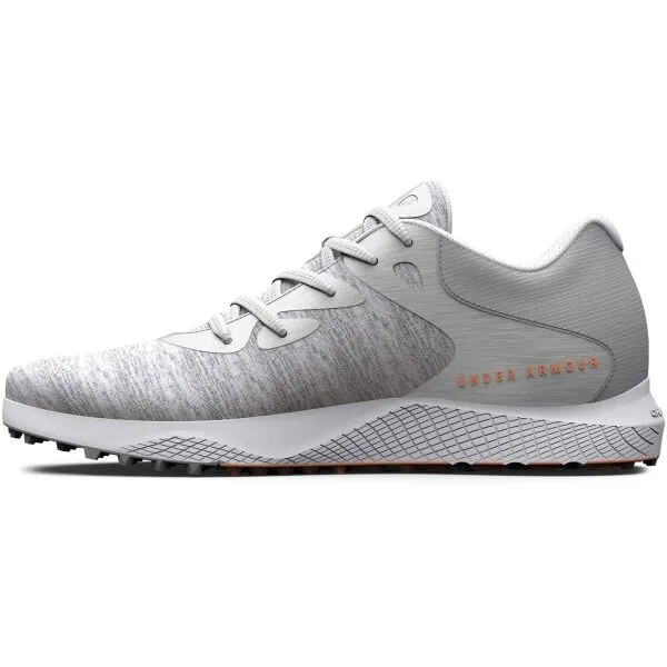 Under Armour CHARGED BREATHE2 KNIT SL W Dámska golfová obuv, sivá, veľkosť 39
