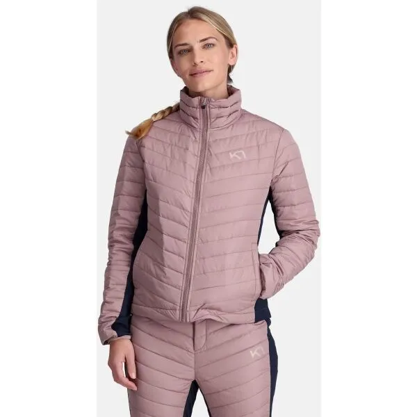 KARI TRAA EVA DOWN JACKET Dámska páperová izolačná bunda, ružová, veľkosť