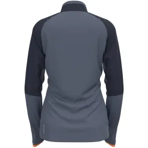 Odlo DESCENT CERAMIWARM Dámska funkčná mikina, tmavo sivá, veľkosť