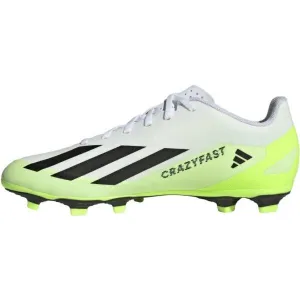 adidas X CRAZYFAST.4 FXG Pánske kopačky, biela, veľkosť 44
