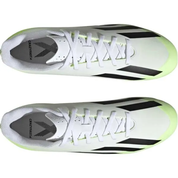 adidas X CRAZYFAST.4 FXG Pánske kopačky, biela, veľkosť 44