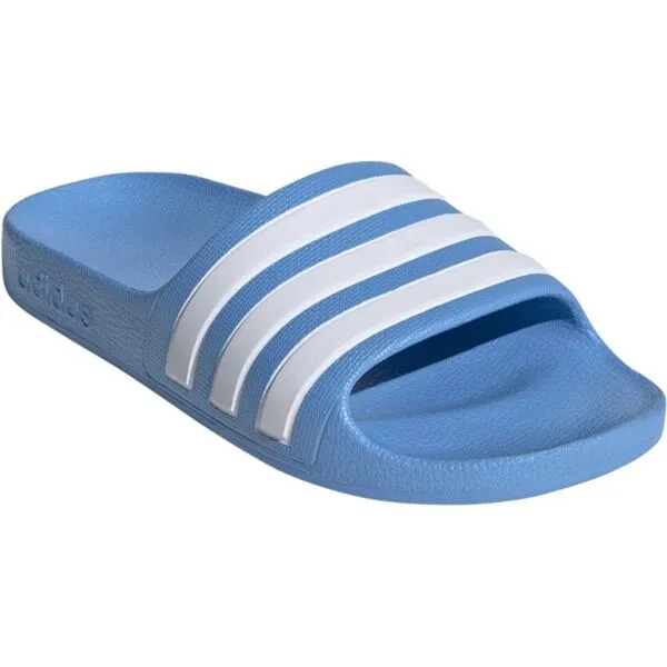 adidas ADILETTE AQUA K Detské šľapky, modrá, veľkosť