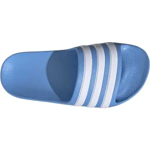 adidas ADILETTE AQUA K Detské šľapky, modrá, veľkosť