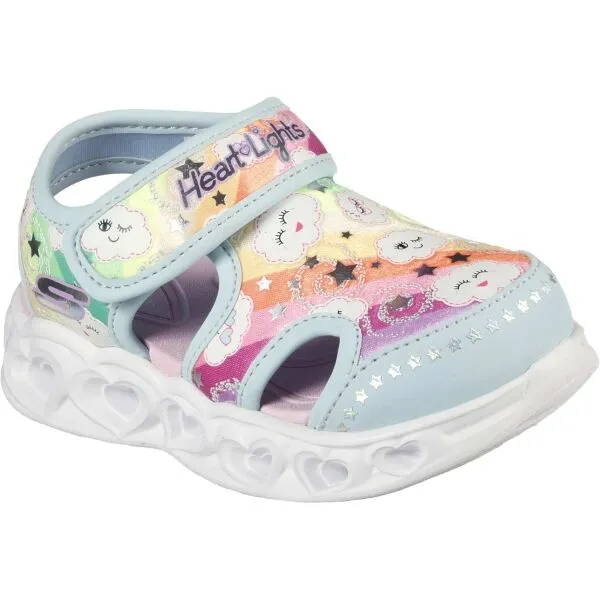 Skechers HEART LIGHTS SANDALS-CUTIE CLOUDS Dievčenské sandále, mix, veľkosť
