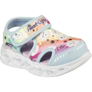 Skechers HEART LIGHTS SANDALS-CUTIE CLOUDS Dievčenské sandále, mix, veľkosť