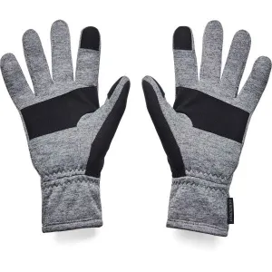 Under Armour STORM FLEECE GLOVES Pánske rukavice, sivá, veľkosť S