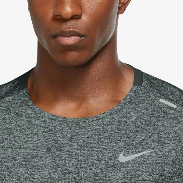 Nike DF RISE 365 SS Pánske bežecké tričko, zelená, veľkosť