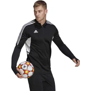 adidas CON22 TR TOP Pánska futbalová mikina, čierna, veľkosť