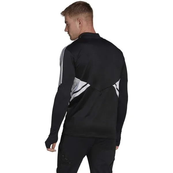 adidas CON22 TR TOP Pánska futbalová mikina, čierna, veľkosť