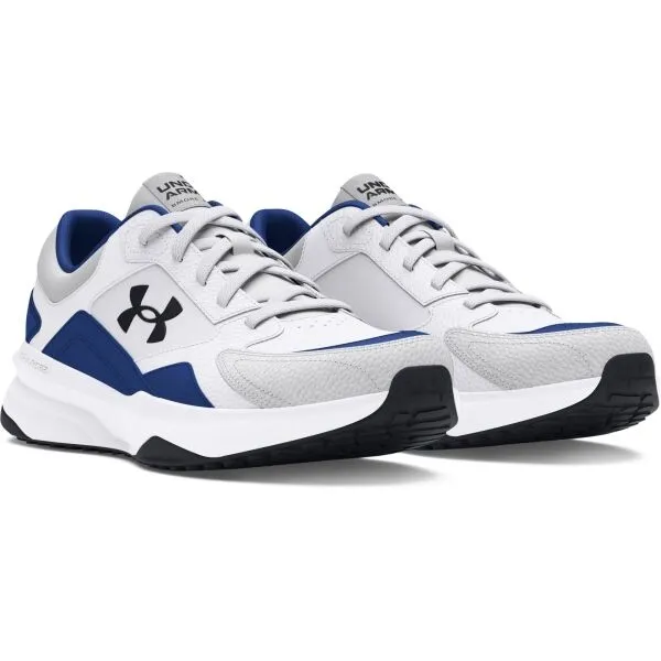 Under Armour EDGE LEATHER Pánska voľnočasová obuv, biela, veľkosť 43