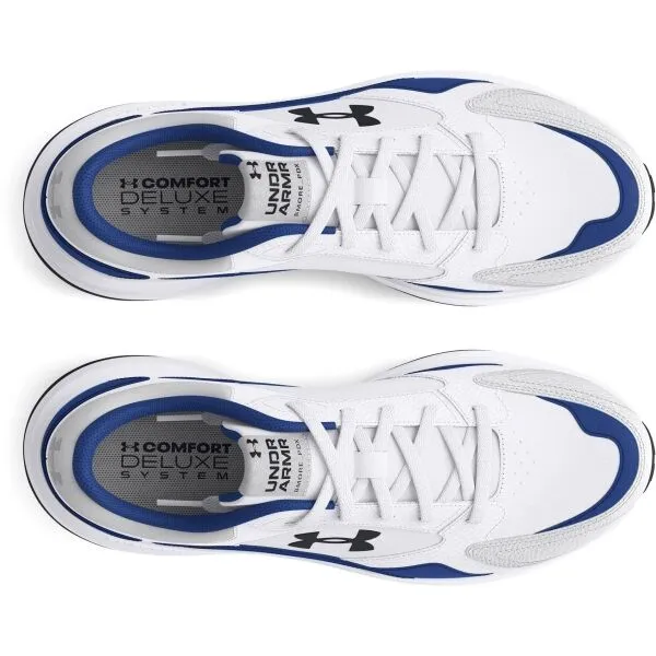 Under Armour EDGE LEATHER Pánska voľnočasová obuv, biela, veľkosť 43