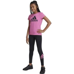 adidas ESSENTIALS BIG LOGO LEGGINGS Dievčenské legíny, čierna, veľkosť