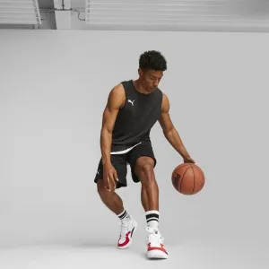 Puma HOOPS TEAM REVERSE PRACTICE JERSEY Pánsky basketbalový dres, čierna, veľkosť