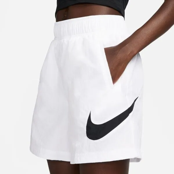 Nike NSW ESSNTL WVN HR SHORT HBR Dámske šortky, biela, veľkosť