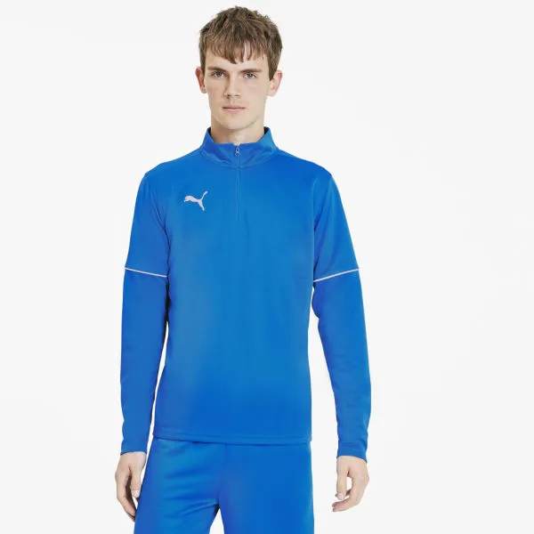 Puma TEAMGOAL 1 4 ZIP TOP CORE Pánska mikina, modrá, veľkosť