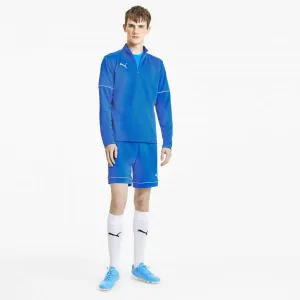 Puma TEAMGOAL 1 4 ZIP TOP CORE Pánska mikina, modrá, veľkosť