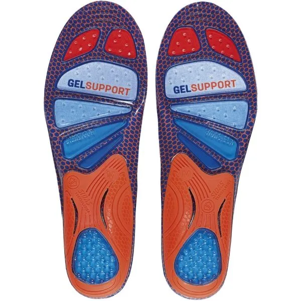 Sidas CUSHIONING GEL SUPPORT V2 Gélové vložky do obuvi, čierna, veľkosť 39-41