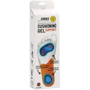 Sidas CUSHIONING GEL SUPPORT V2 Gélové vložky do obuvi, čierna, veľkosť 39-41