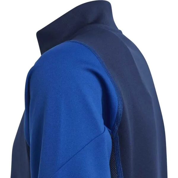 adidas TIRO 23 TOP Juniorská futbalová mikina, tmavo modrá, veľkosť
