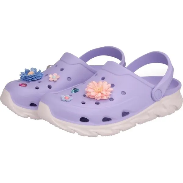 Coqui CODY FLOWERS Dámske šľapky, fialová, veľkosť