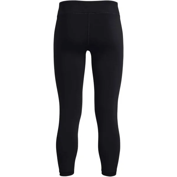 Under Armour MOTION SOLID ANKLE CROP Dievčenské legíny, čierna, veľkosť L