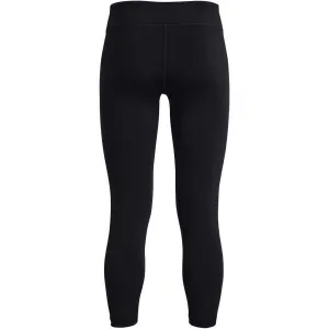 Under Armour MOTION SOLID ANKLE CROP Dievčenské legíny, čierna, veľkosť L