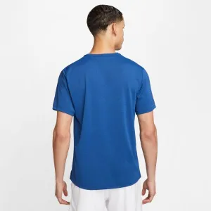 Nike NK DF UV MILER SS Pánske tréningové tričko, modrá, veľkosť
