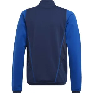 adidas TIRO 23 TOP Juniorská futbalová mikina, tmavo modrá, veľkosť