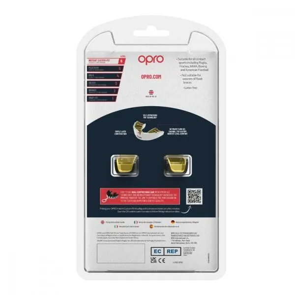 Opro INSTANT CUSTOM FIT AGGRESSION Chránič zubov, čierna, veľkosť UNI